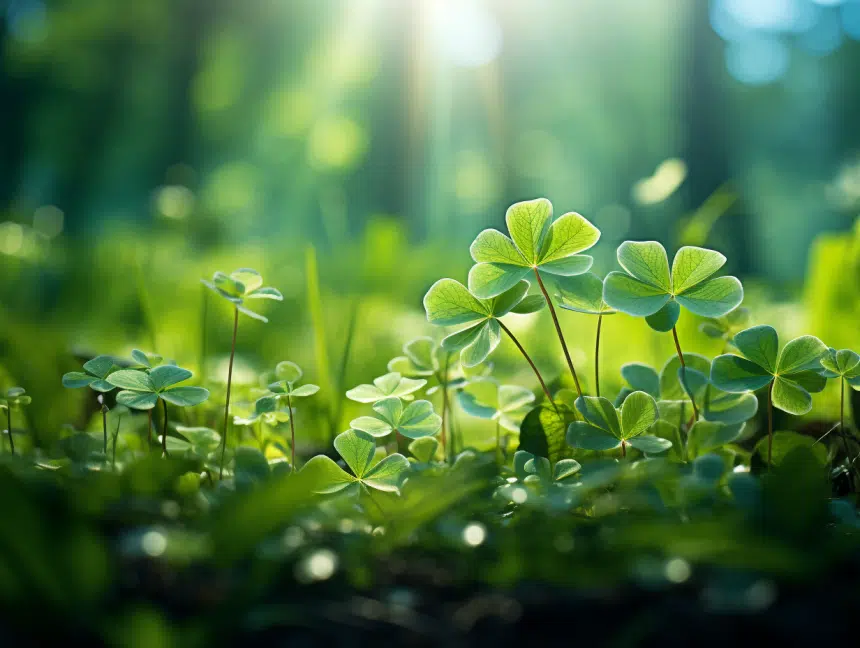 Le mystère du trèfle à 5 feuilles signification et superstitions Fourchette et Mascara